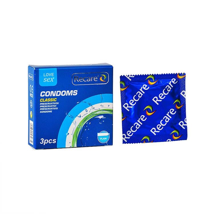 Презервативи Recare Classic Condoms 3 шт, класичні - зображення 1