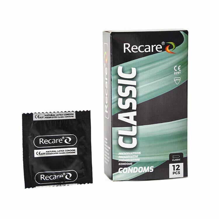 Презервативи Holographic Recare Classic Condoms 12 шт, класичні - зображення 1
