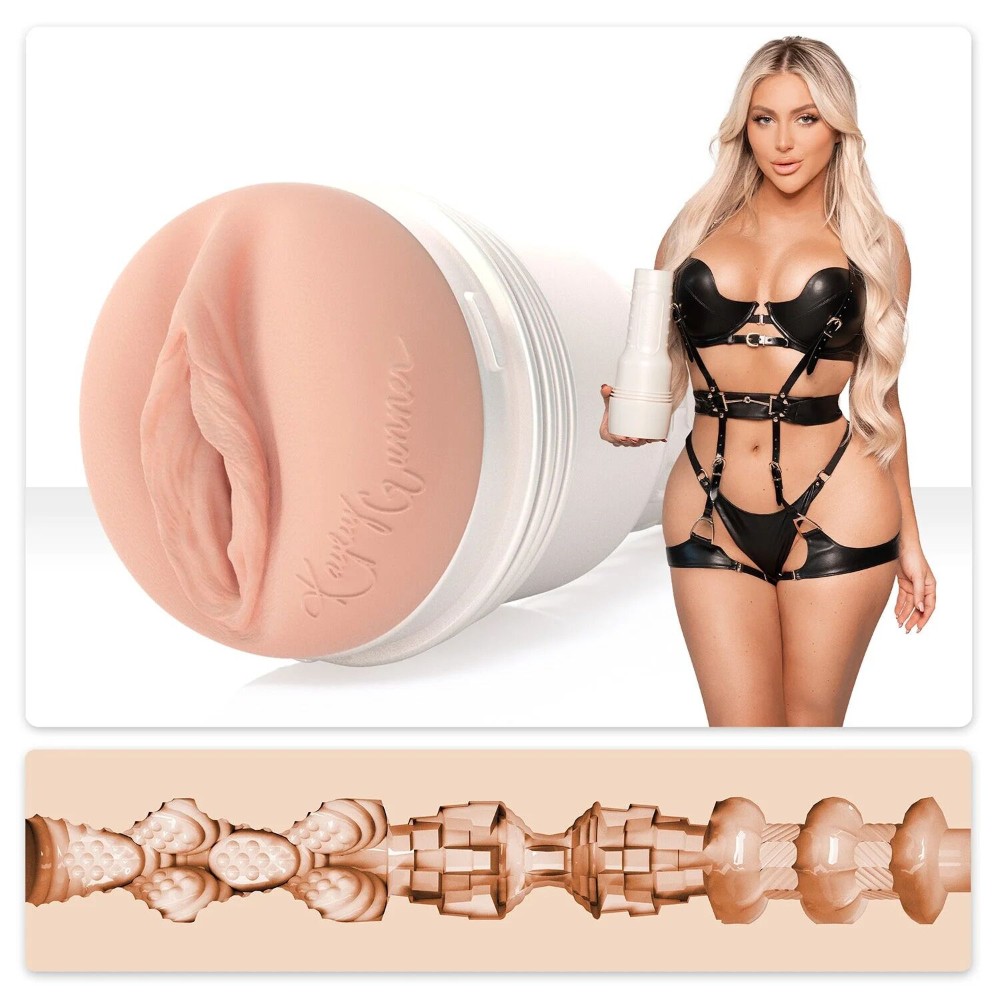 Мастурбатор Fleshlight Girls: Kayley Gunner Fully Loaded, зі зліпка вульви моделі, дуже ніжний - зображення 1