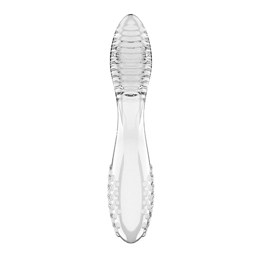 Двосторонній скляний дилдо Satisfyer Dazzling Crystal 2 Transparent - зображення 1