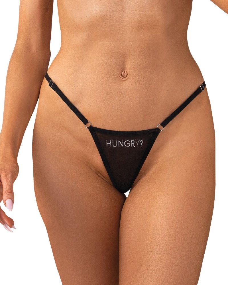 Трусики Obsessive Violami Hungry thong S/M - зображення 1