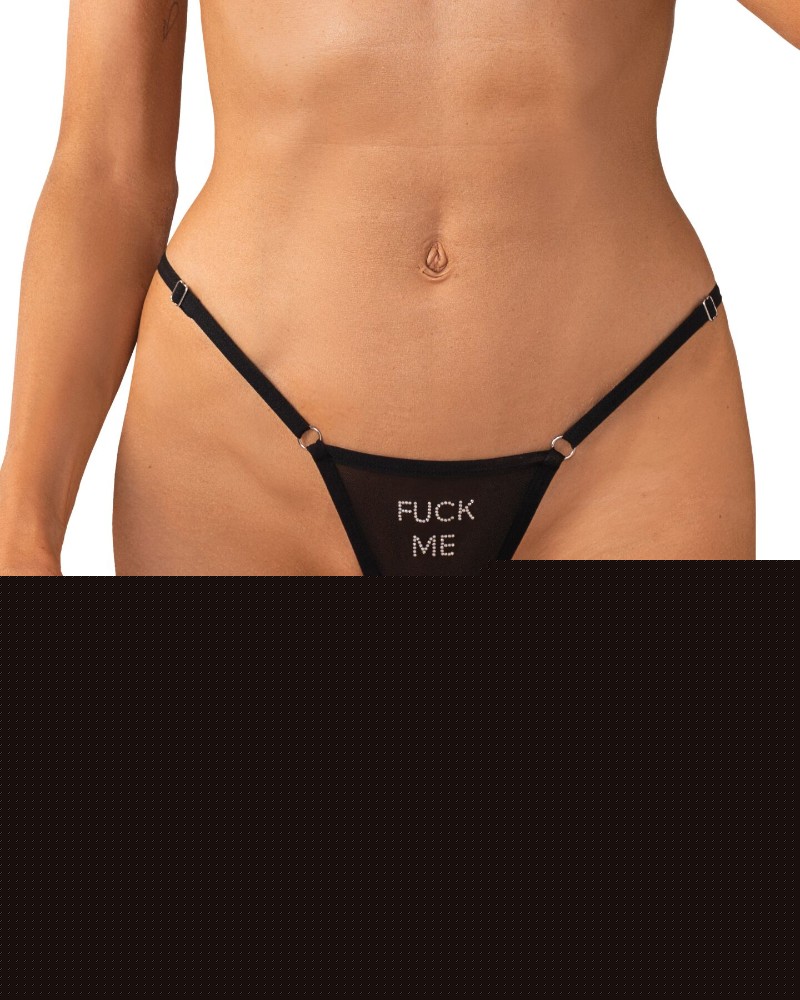 Трусики Obsessive Violami Me thong S/M - зображення 1