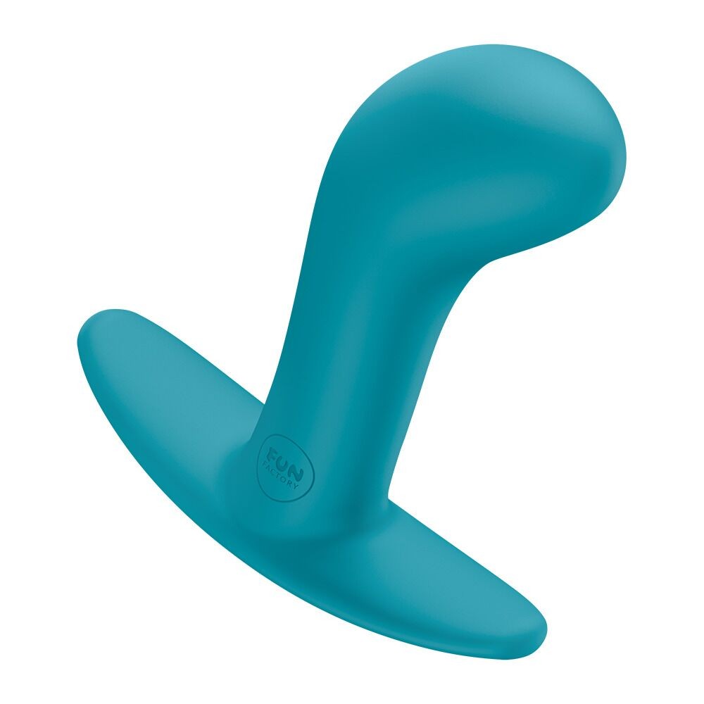 Анальна пробка Fun Factory BOOTIE L Aquamarine, діаметр 3,8 см, тонкий обмежувач - зображення 1