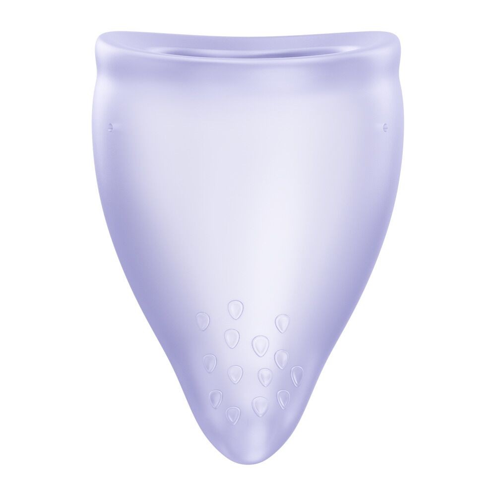 Менструальна чаша Fun Factory FUN CUP SIZE B Purple, багаторазова, діаметр 4,3 см, об’єм 30 мл - зображення 1
