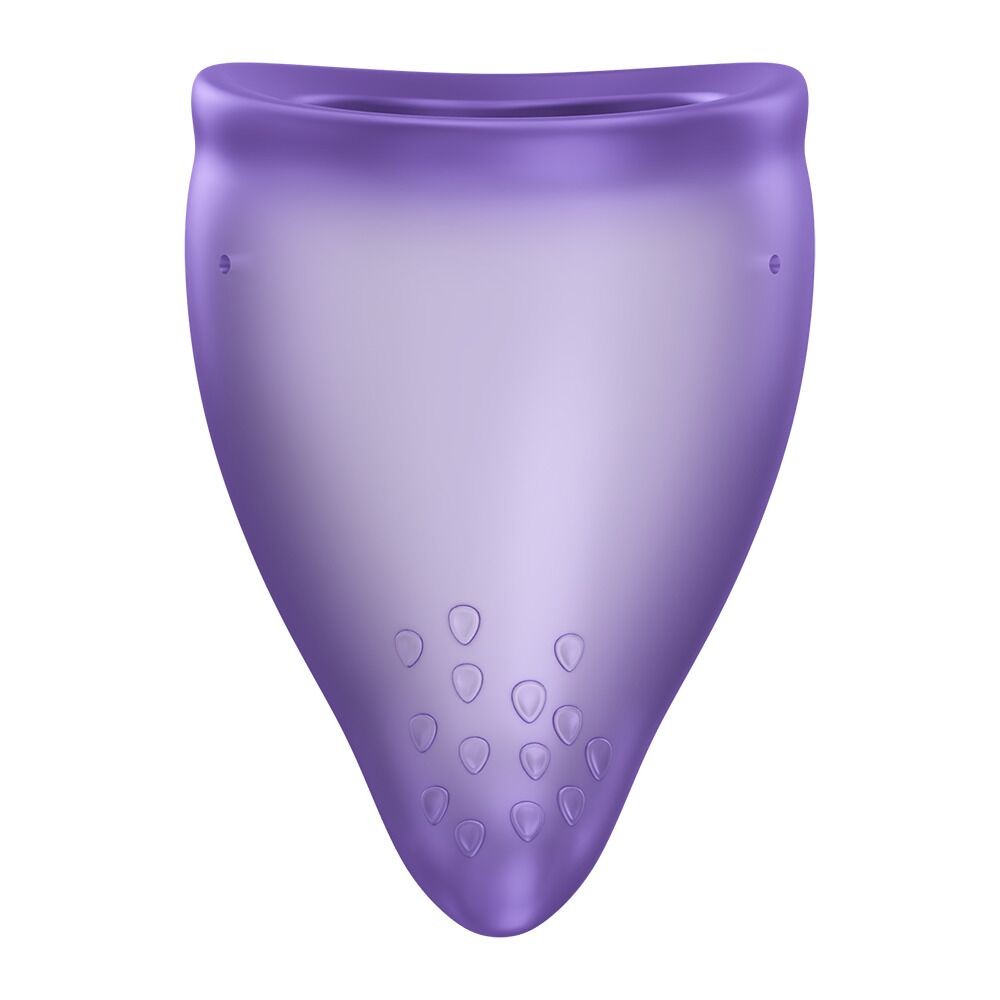 Менструальна чаша Fun Factory FUN CUP SIZE A Black Currant, багаторазова, діаметр 4 см, об’єм 20 мл - зображення 1