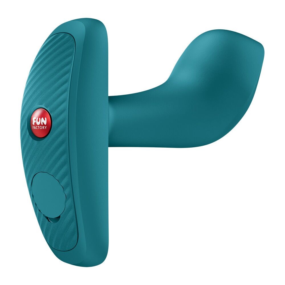 Анальна пробка Fun Factory Bootie Vibe Bottle Green - зображення 1