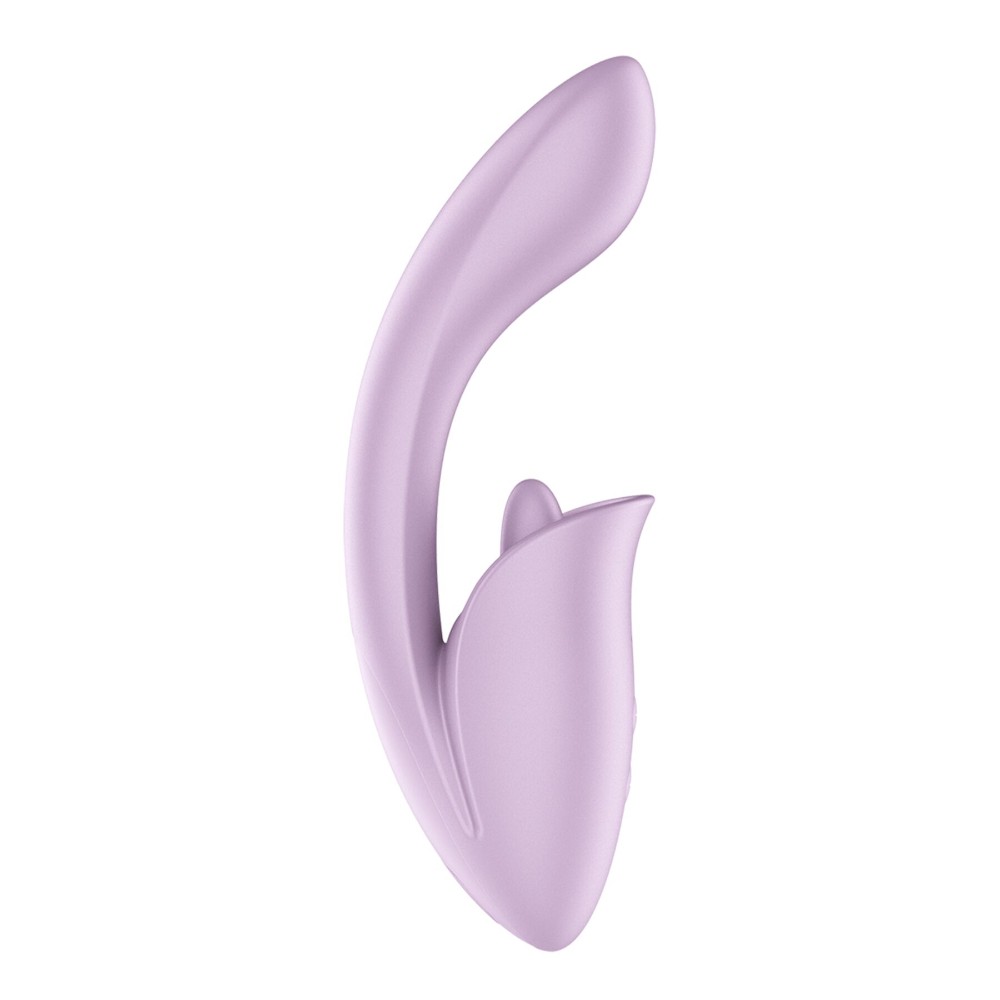 Вагінально-кліторальний вібратор Satisfyer Tongue Expert з язичком - зображення 1