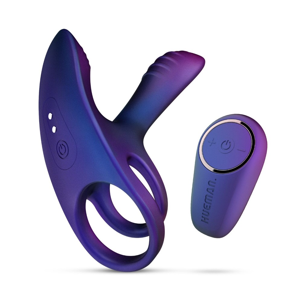 Ерекційне віброкільце Hueman - Infinity Ignite Vibrating Cock Ring - зображення 1