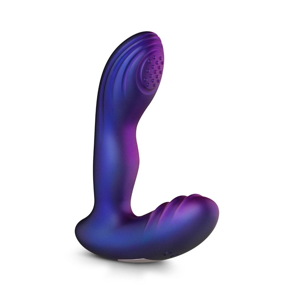 Анальна вібропробка з пульсацією Hueman - Galaxy Tapping Buttplug - зображення 1