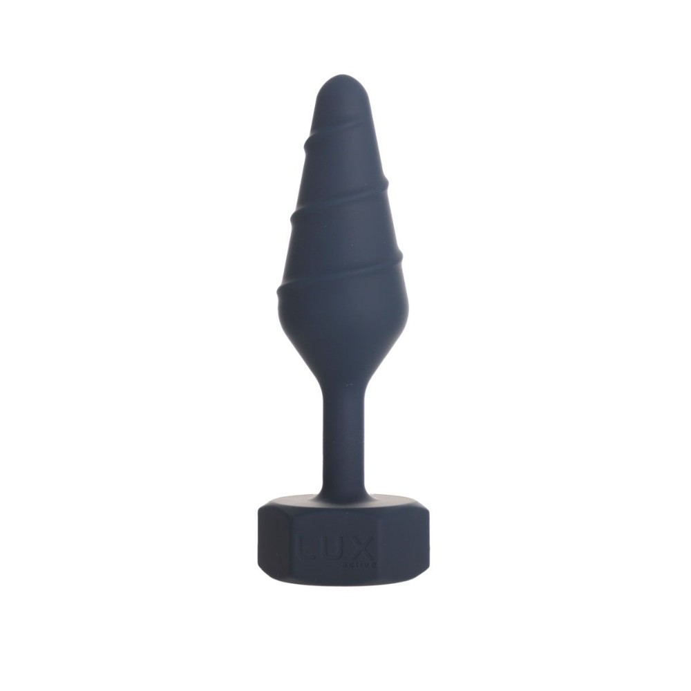 Анальна пробка Lux Active Twist Plug Large Blue - зображення 1