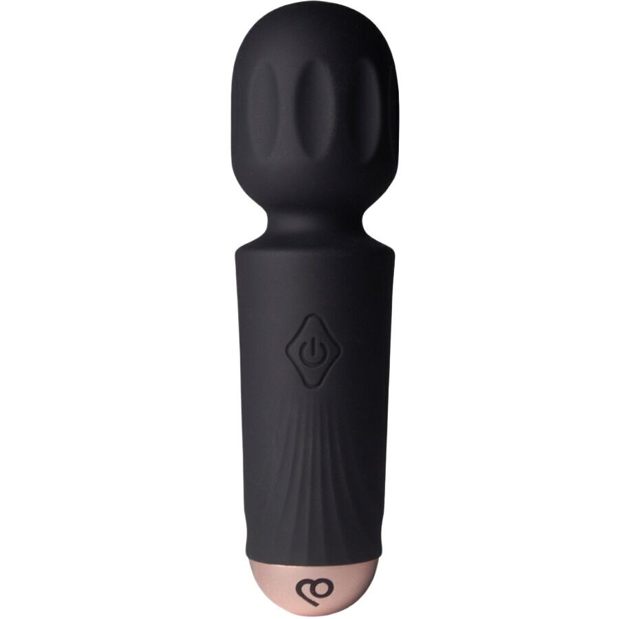 Вібромасажер Rocks Off Mini Wand Black Tulip, 16 режимів - зображення 1