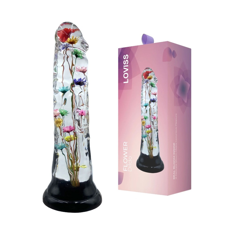 Дилдо Loviss Helichrysum Dildo, справжні квітки безсмертника всередині - зображення 1