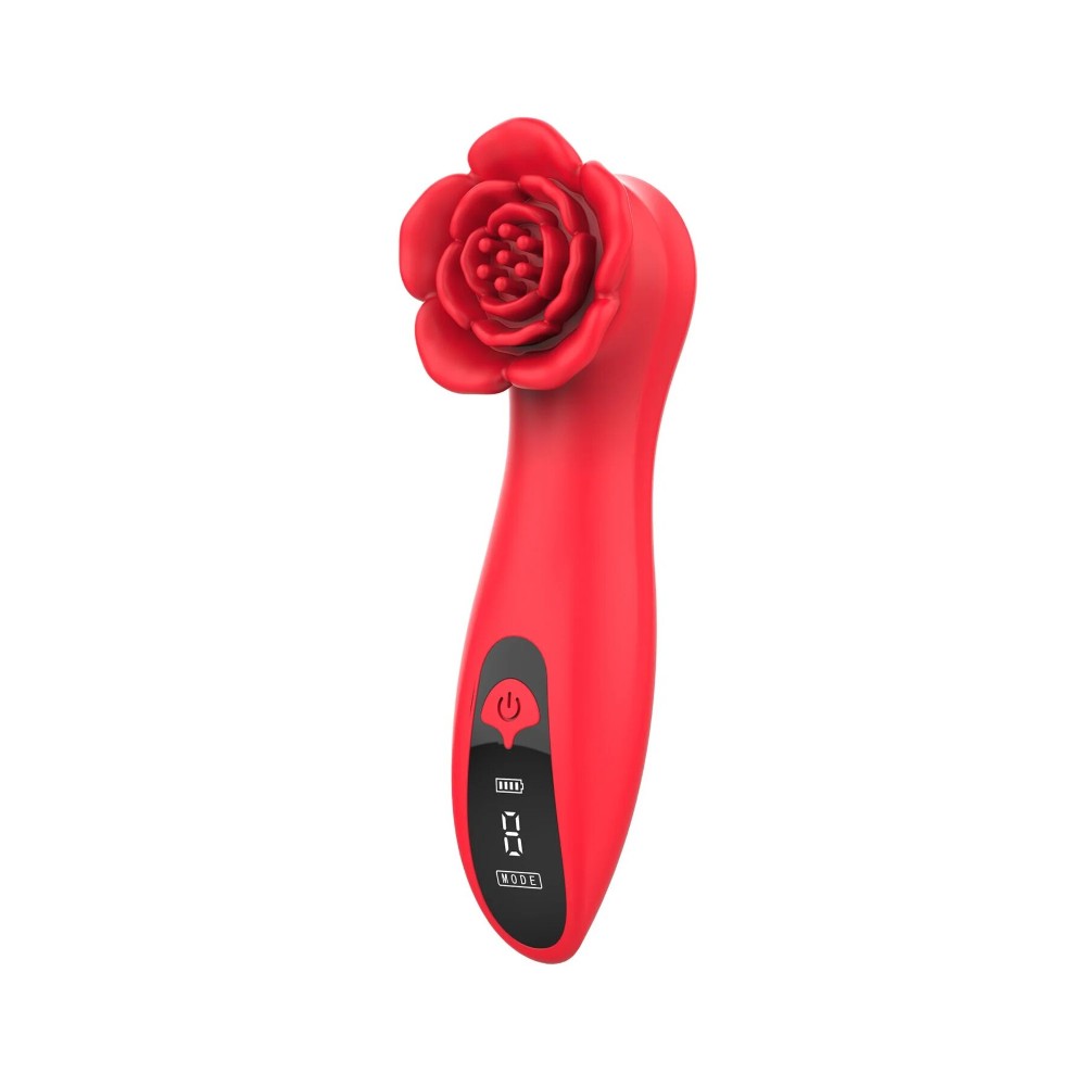Розкішний вібратор для клітора Loviss Tona Rose Vibrator, у вигляді троянди, 9 режимів - зображення 1