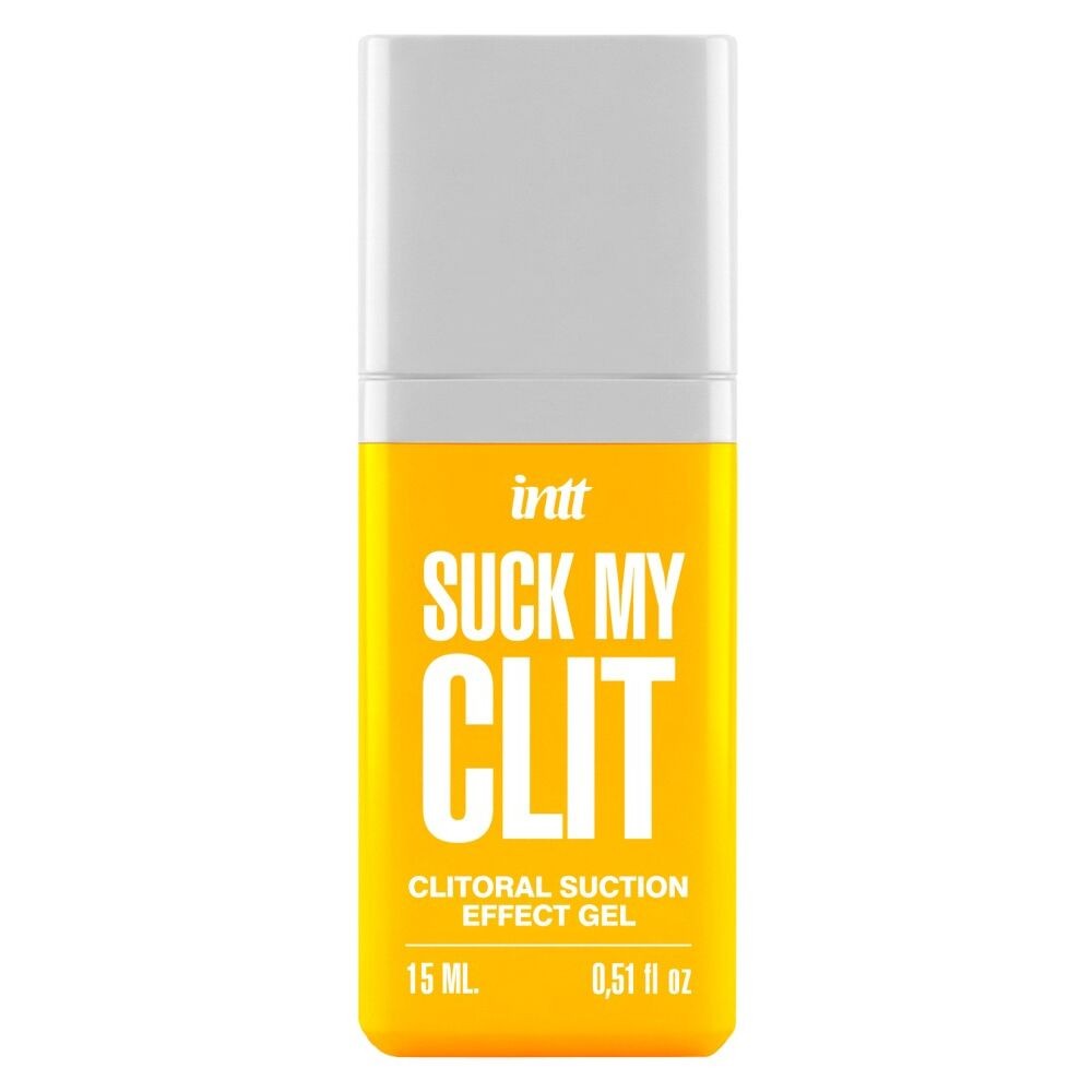 Смоктайзер для клітора Intt Suck My Clit Tropical Mango (15 мл), манго, гель з ефектом посмоктування - зображення 1