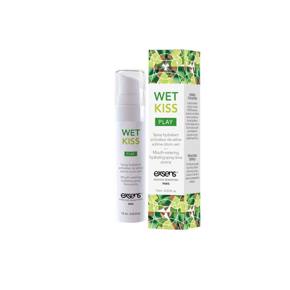 Спрей для посилення слиновиділення EXSENS Wet Kiss Lime 15 мл - зображення 1