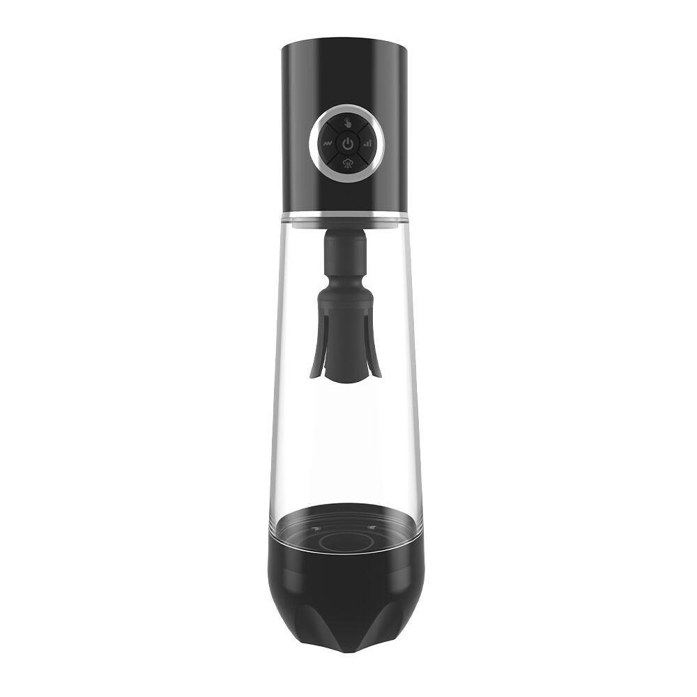 Автоматична вакуумна помпа Men Powerup Luxury Pump з вібромасажем - зображення 1