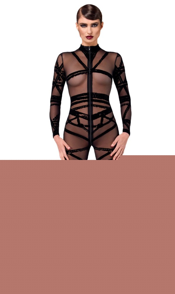 Комбінезон Noir Handmade F357 Bondesque Catsuit XL - зображення 1