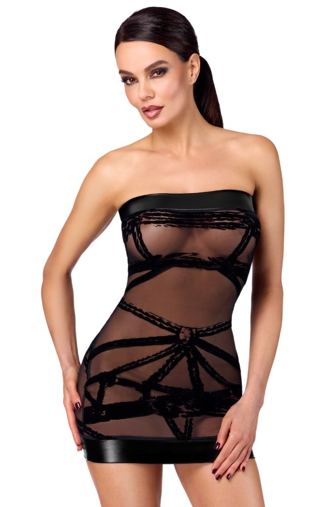 Сукня Noir Handmade F359 Bondesque Off-shoulder mini dress L - зображення 1