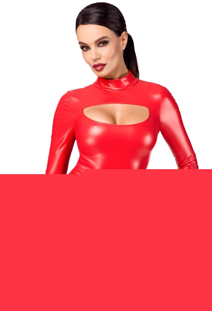 Сукня Noir Handmade F367 Bombshell Bodycon Dress Red XS - зображення 1