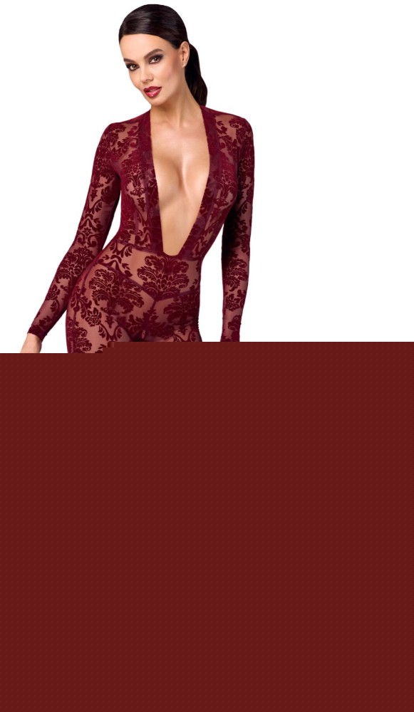 Бодістокінг Noir Handmade F382 Kink Royal Catsuit M - зображення 1