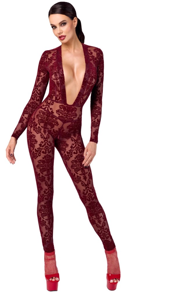 Бодістокінг Noir Handmade F382 Kink Royal Catsuit L - зображення 1