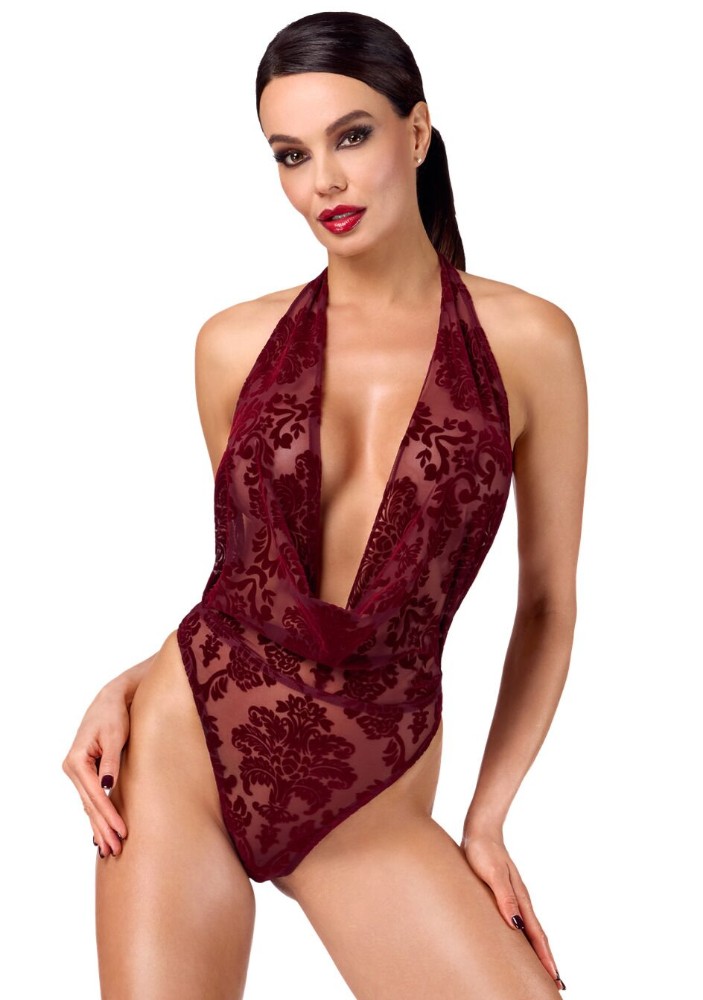 Боді Noir Handmade F386 Kink Royal cascade bodysuit XS - зображення 1