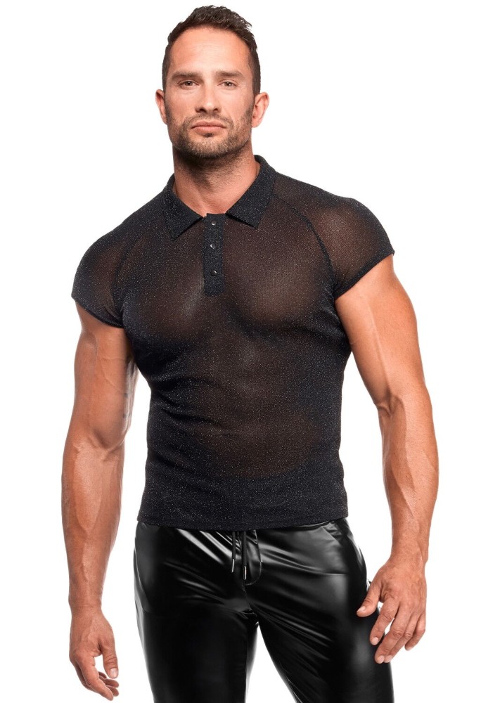 Чоловіче поло Noir Handmade H082 Onyx veil polo XXL - зображення 1
