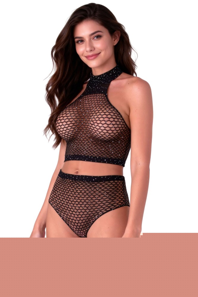 Бодістокінг Passion BS116 black - зображення 1