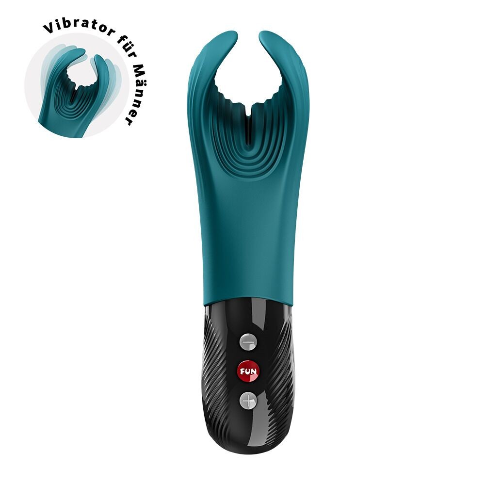 Вібратор для пеніса Fun Factory MANTA Bottle Green, підходить для парних ігор - зображення 1