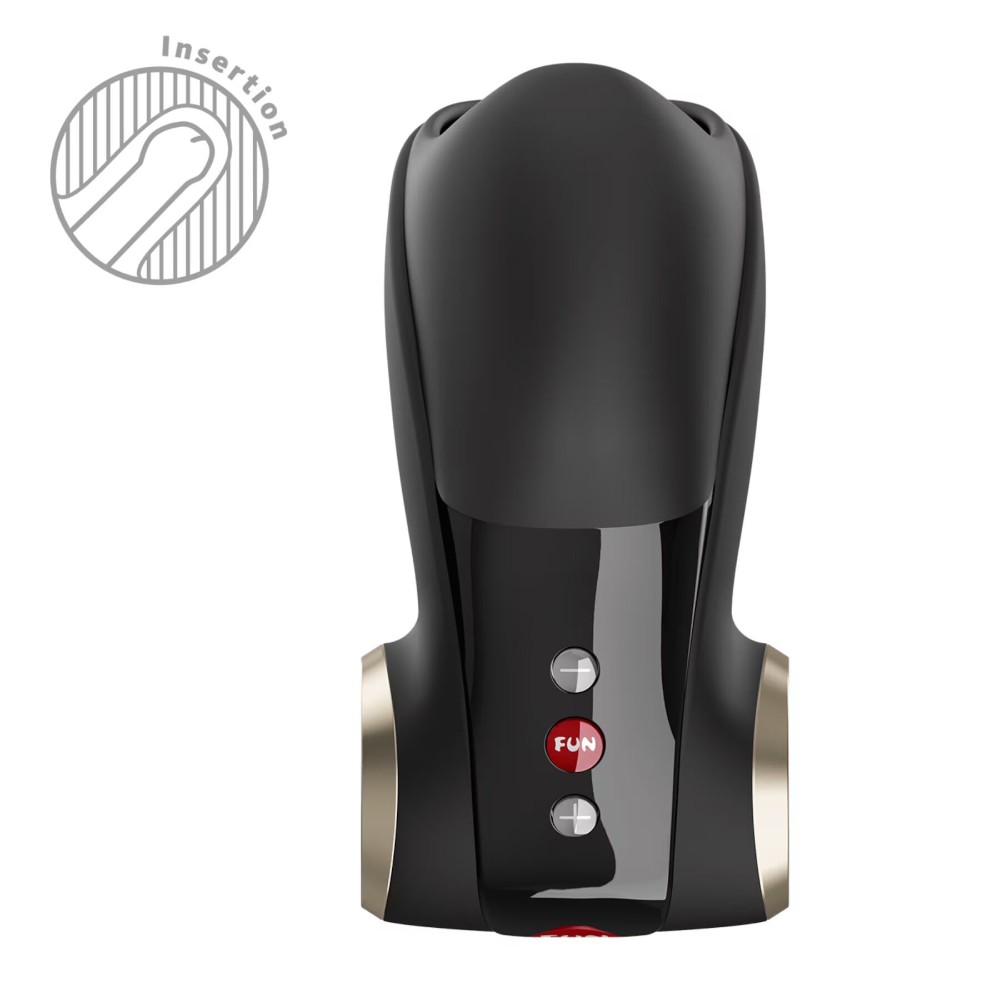 Мастурбатор для головки пеніса Fun Factory COBRA LIBRE II Black, 2 мотори, гра без рук - зображення 1