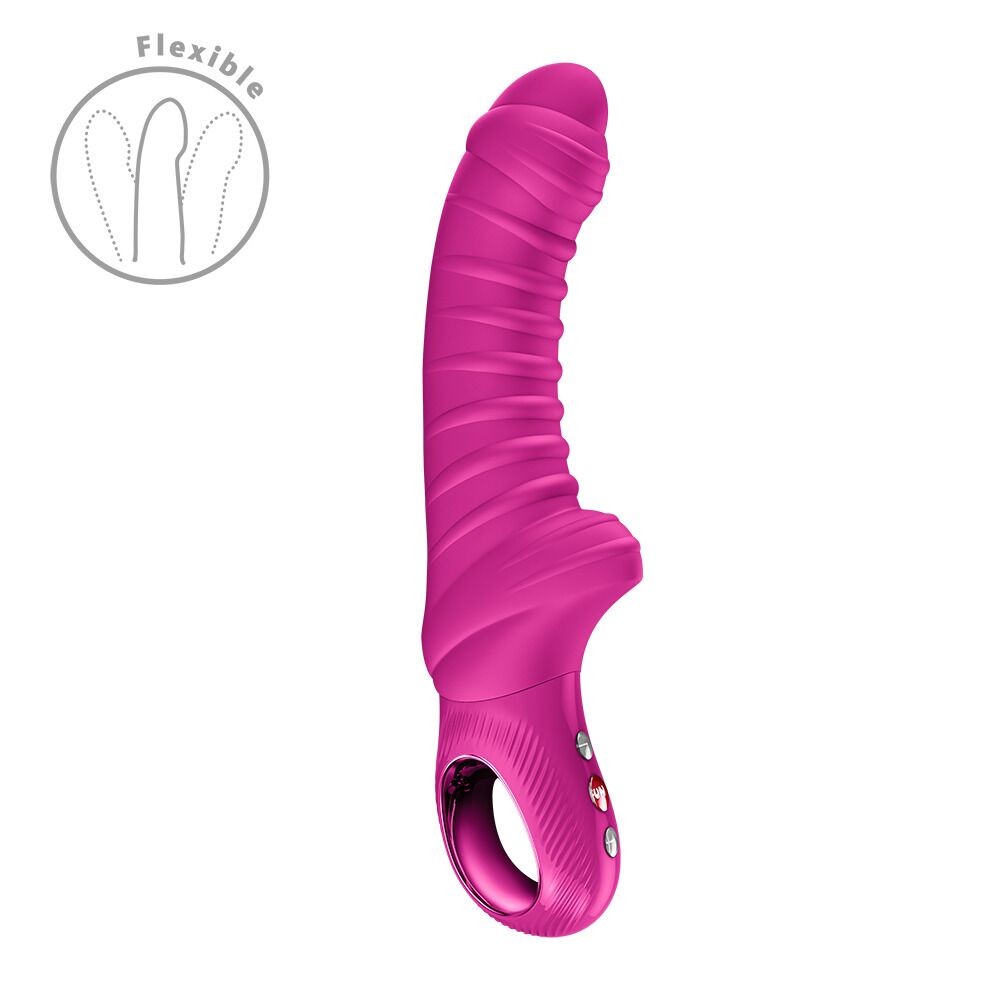 Вібратор для точки G Fun Factory TIGER Magenta, ребристий, підходить для анальної стимуляції - зображення 1