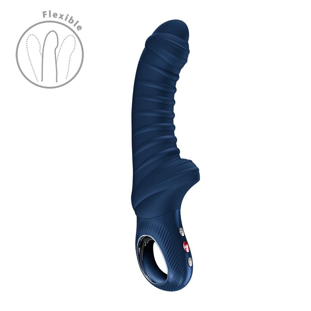Вібратор для точки G Fun Factory TIGER Nightblue, ребристий, підходить для анальної стимуляції - зображення 1