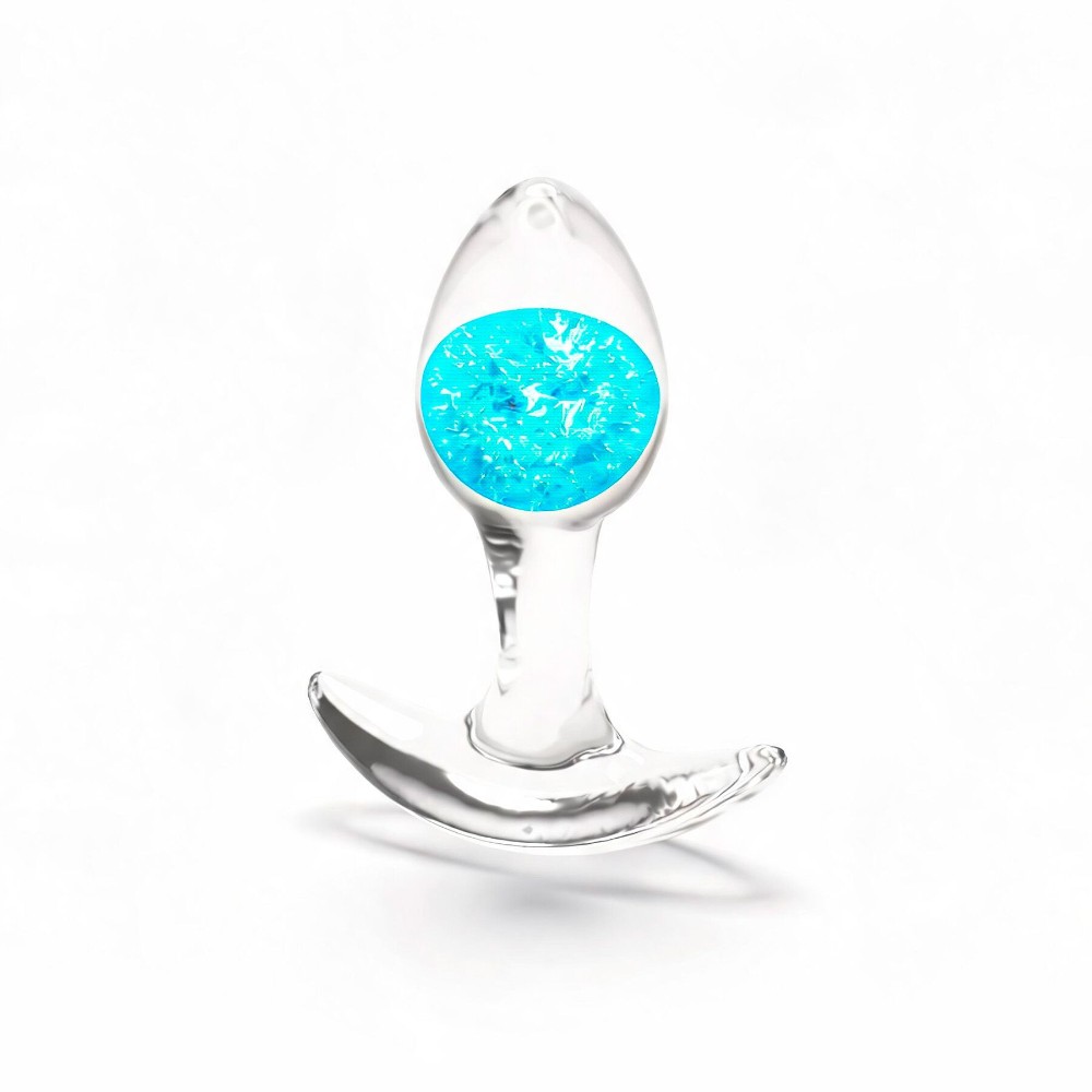 Анальна пробка NS Novelties Cosmic Glams - Small - Blue - зображення 1