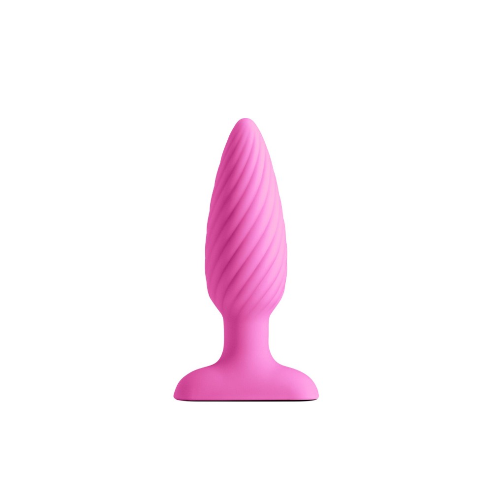 Анальна пробка з вібрацією NS Novelties INYA - Swirl - Pink - зображення 1