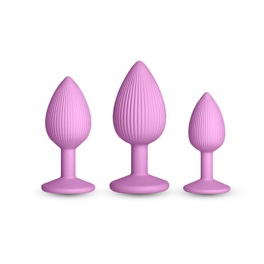 Набір анальних пробок NS Novelties INYA - Triple Ace Kit - Blush - зображення 1