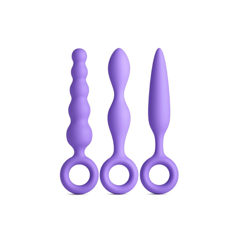 Набір анальних іграшок NS Novelties INYA - Trio Kit - Purple - зображення 1