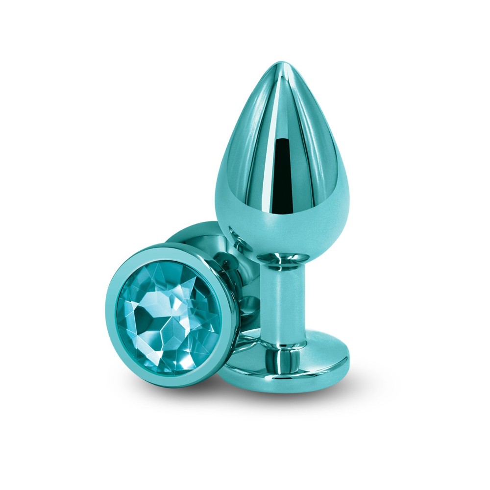 Анальна пробка NS Novelties Rear Assets - Medium - Teal - зображення 1
