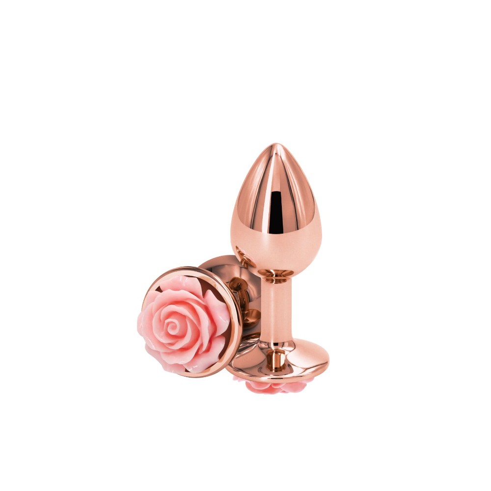 Анальна пробка NS Novelties Rear Assets - Rose - Small - Pink - зображення 1
