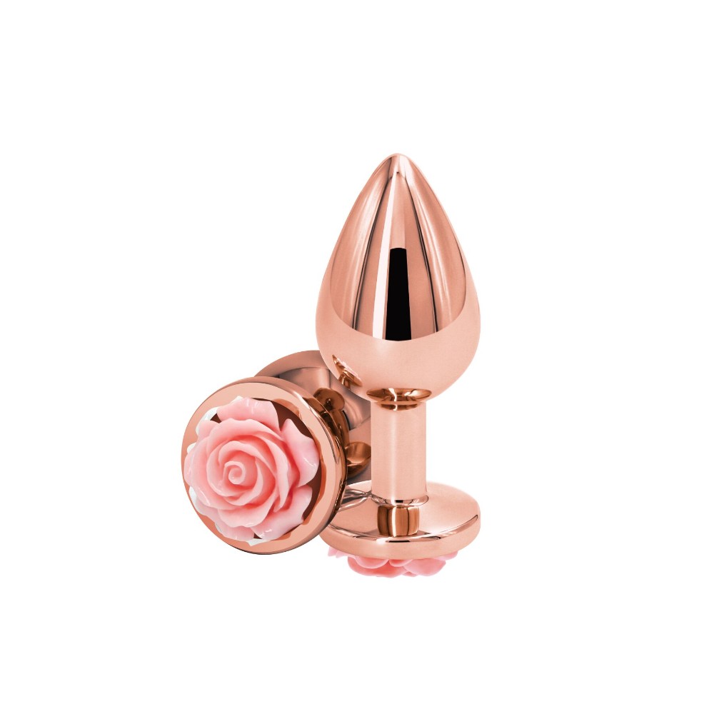 Анальна пробка NS Novelties Rear Assets - Rose - Medium - Pink - зображення 1
