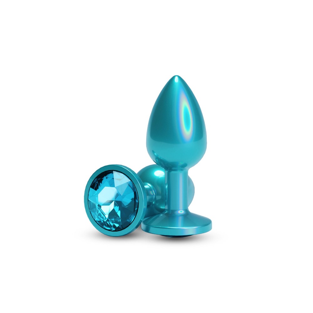 Анальна пробка NS Novelties Rear Assets - Iridescent Teal - Small - Teal - зображення 1