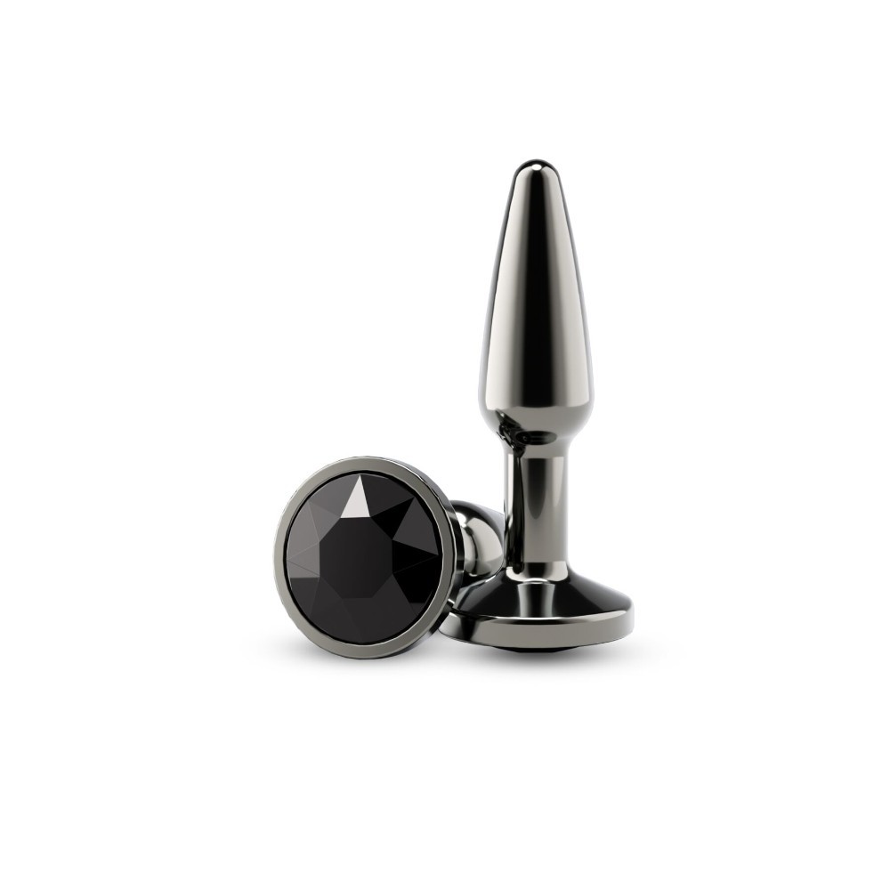 Анальна пробка NS Novelties Rear Assets - Tapered - Small - Gunmetal - Black - зображення 1