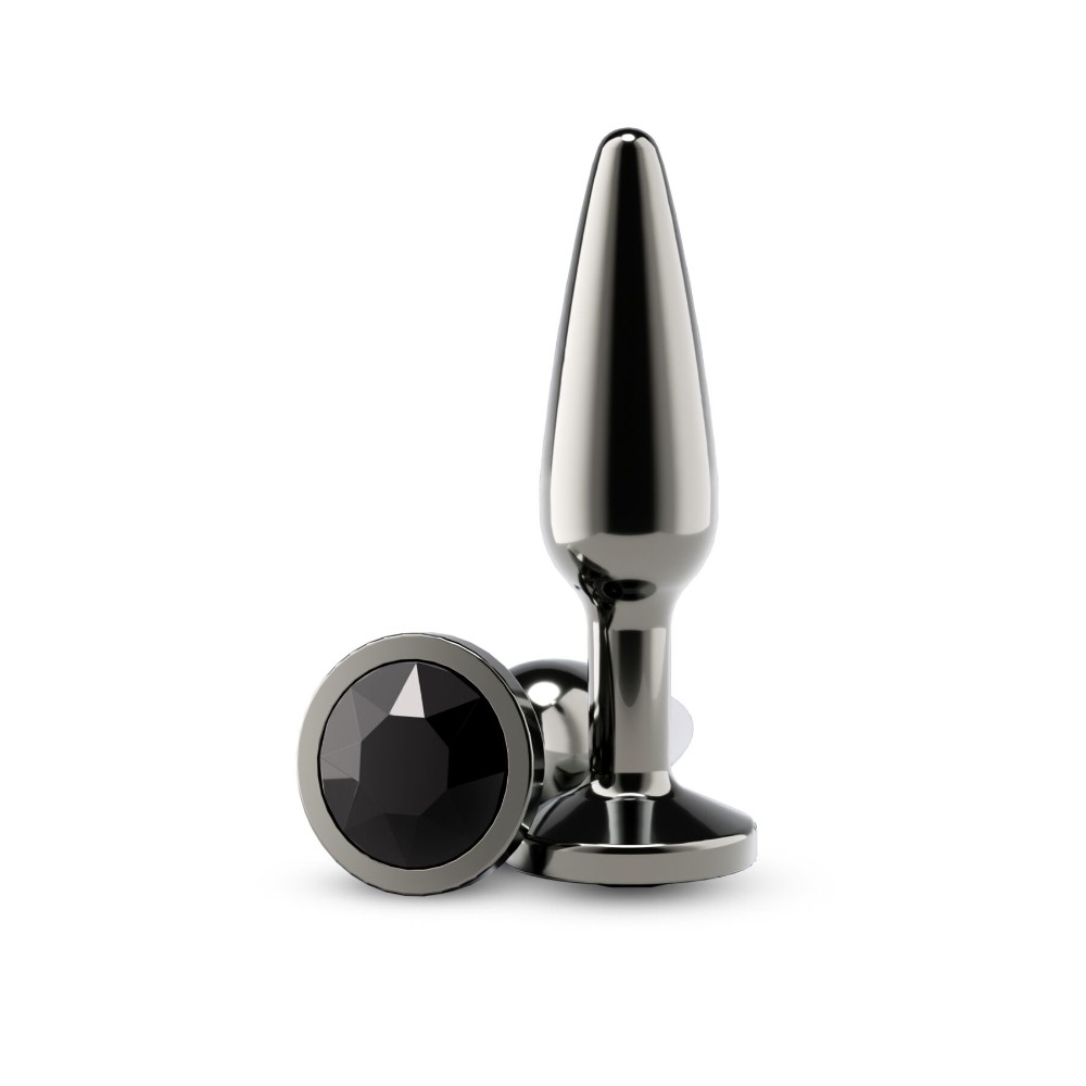 Анальна пробка NS Novelties Rear Assets - Tapered - Medium - Gunmetal - Black - зображення 1