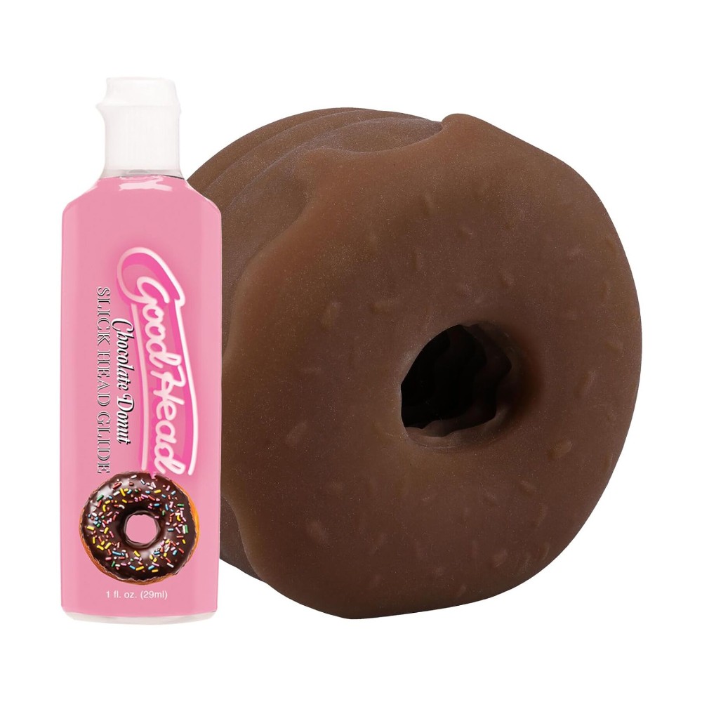 Набір для мінету Doc Johnson GoodHead Chocolate Donut Blowjob Set - зображення 1