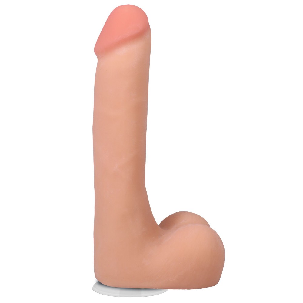 Фалоімітатор Doc Johnson The Realistic Cock ULTRASKYN - 9 Inch with Balls Vanilla - зображення 1