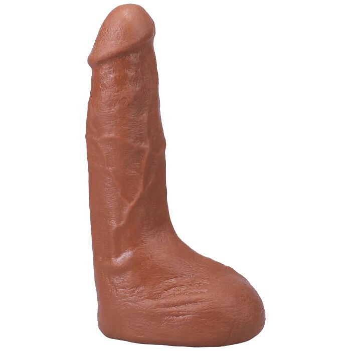 Фалоімітатор, що кінчає Doc Johnson The Realistic Cock ULTRASKYN - Squirting 9,5 Inch Caramel - зображення 1