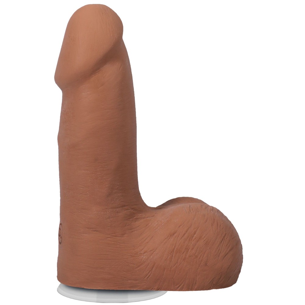 Фалоімітатор Doc Johnson The Realistic Cock ULTRASKYN - 5 Inch with Balls Caramel - зображення 1