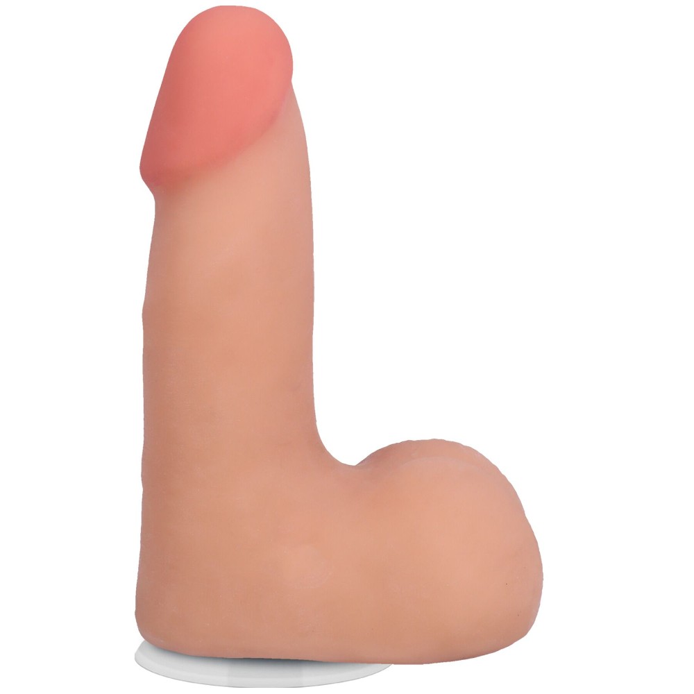 Фалоімітатор Doc Johnson The Realistic Cock ULTRASKYN - 5 Inch with Balls Vanilla - зображення 1