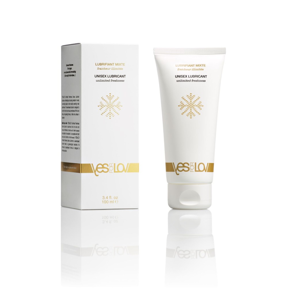 Охолоджувальна змазка на водній основі YESforLOV UNISEX LUBRICANT 100 мл, 99 % натуральних інгредієнтів - зображення 1