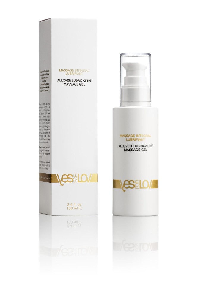 Масажний гель-змазка YESforLOV ALLOVER LUBRICATING MASSAGE GEL 100 мл, силіконова основа - зображення 1