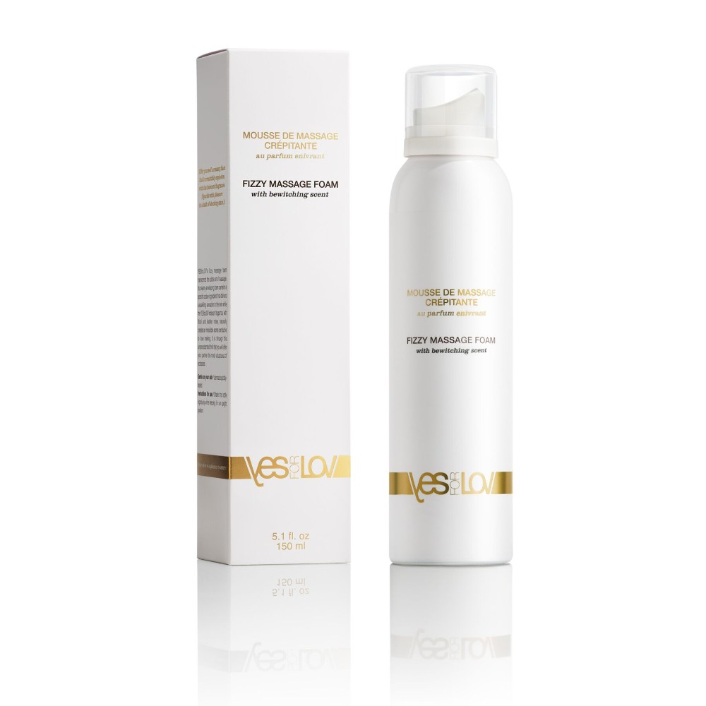 Масажна піна YESforLOV FIZZY MASSAGE FOAM with bewitching scent 150 мл, квітковий аромат - зображення 1